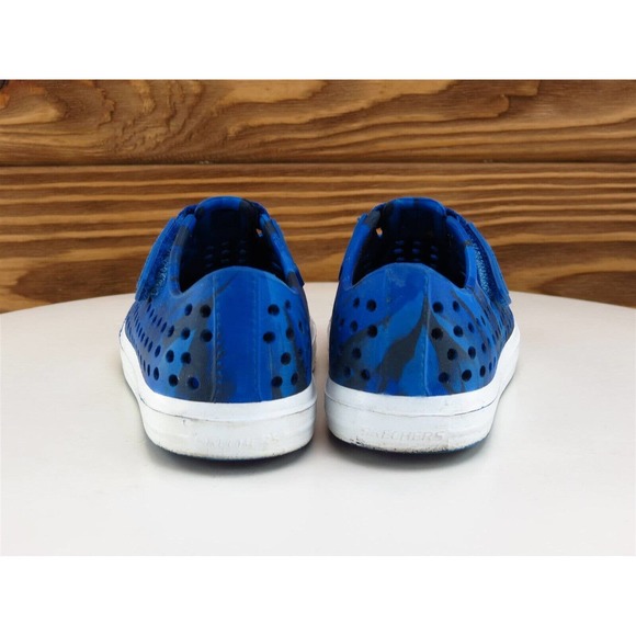 SKECHERS Sz 6 Toddler Shoes‎ Boys Slip-On Blue Synthetic Medium - Picture 7 of 10